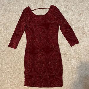 Dark Red Trixxi Dress